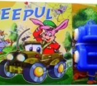 Carte cu jucarie. Jeepul