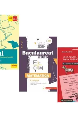 Pachet Bacalaureat 2026. Eseul. Pregatire individuala pentru proba scrisa, Matematica M_Mate-Info si Biologie clasele 9-10 - Liliana Paicu, Gheorghe Iurea, Stelica Ene
