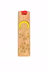 Semn de carte din lemn cu luna si stele