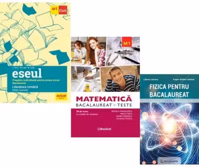 Pachet Bacalaureat 2026. Eseul. Literatura Romana. Pregatire individuala pentru proba scrisa, Matematica M1. Teste si Fizica - Liliana Paicu, Rodica Manolescu, Eugen Stefan Lakatos
