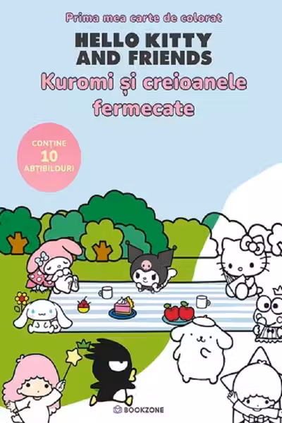 Kuromi și creioanele fermecate. Prima mea carte de colorat. Hello kitty and friends