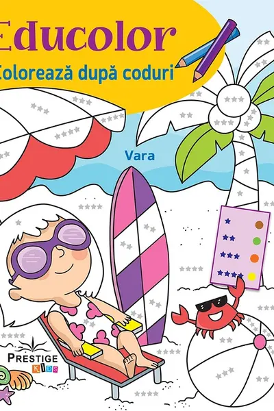 Educolor: Vara. Coloreaza dupa coduri