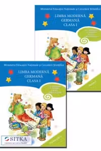 Limba moderna Germana. Clasa I. Set 2 volume Partea I + Partea a II-a
