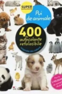 PUI DE ANIMALE. 400 de autocolante refolosibile