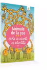 Carte de colorat cu activitati. Animale de la Zoo