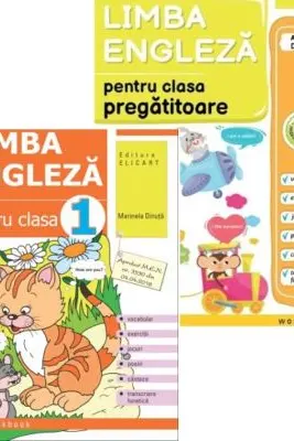 Pachet 2 caiete: Limba engleza pentru clasa pregatitoare si pentru clasa 1 - Arina Damian, Marinela Dinuta