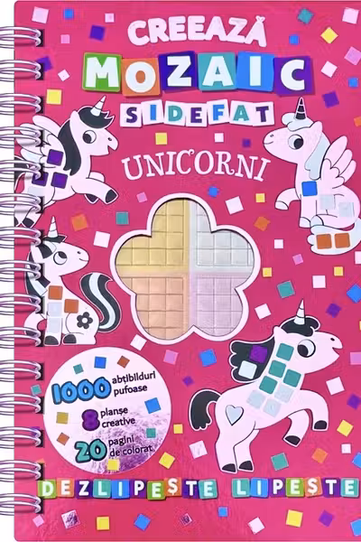 Unicorni. Mozaic sidefat