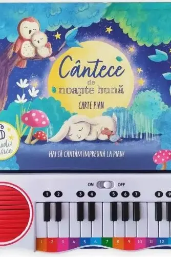 CANTECE DE NOAPTE BUNA. Carte pian (contine taxa verde)