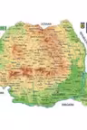Plansa Harta Romaniei (dimensiune 50 x 70 cm)