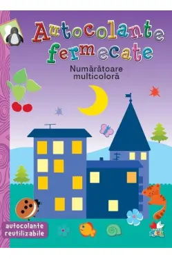 Autocolante fermecate. Numaratoare multicolora