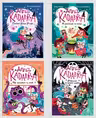 Pachet 4 volume Anna Kadabra - Iubesc magia si aventura: 1. Clubul Luna Plina; 2. O problema cu aripi; 3. Un monstru in cada; 4. Petrecere la miezul noptii