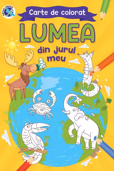 Lumea din jurul meu. Carte de colorat