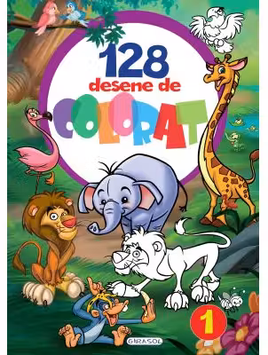 128 desene de colorat - Volumul I