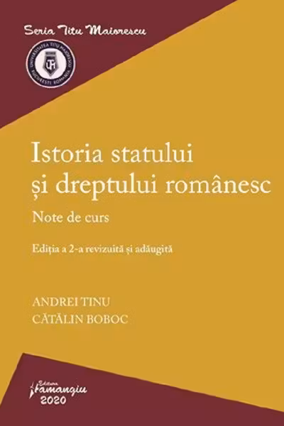 Istoria statului și dreptului românesc Ed.2