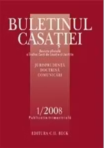 Buletinul Casatiei, Nr. 1/2008