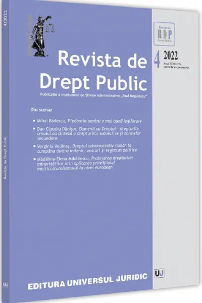 Revista de drept public Nr.4 din 2022