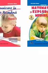 Set 2 carti: Comunicare in limba romana. Matematica si explorarea mediului. Clasa I, semestrul I
