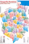 Harta Geografia Romaniei pentru clasa a 4-a