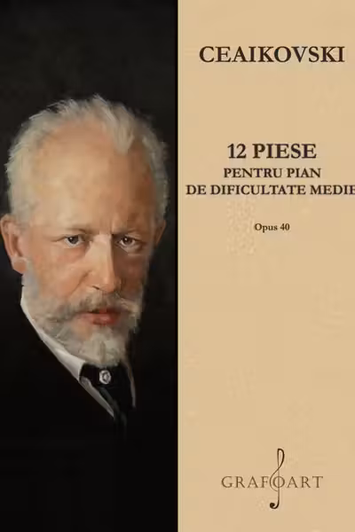 12 piese pentru pian de dificultate medie. Opus 40