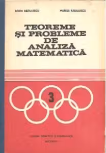 Teoreme si probleme de analiza matematica