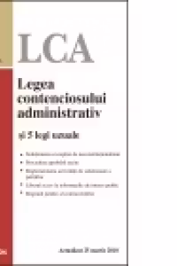 Legea contenciosului administrativ si 5 legi uzuale - actualizata 25 martie 2010