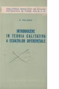 Introducere in teoria calitativa a ecuatiilor diferentiale