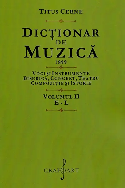 Dicționar de muzică 1899 Vol.2: E-L