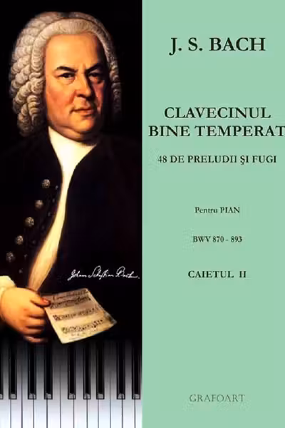 Clavecinul bine temperat pentru pian. Caietul 2