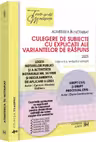 Admiterea in notariat. Culegere de subiecte cu explicatii ale variantelor de raspuns (editia 2025)