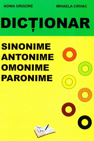 Dicționar sinonime, antonime, omonime, paronime