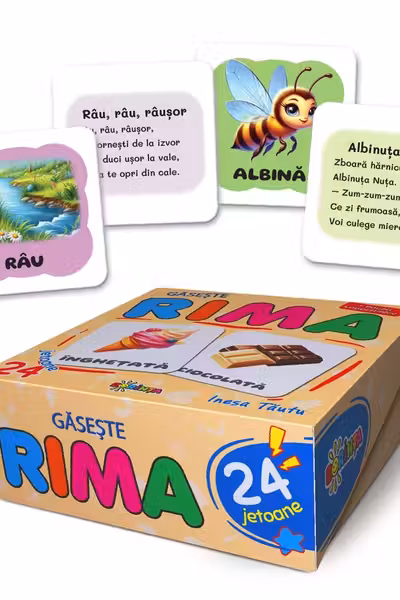 24 jetoane. Gaseste Rima