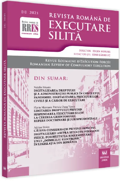Revista română de executare silită Nr.1/2021