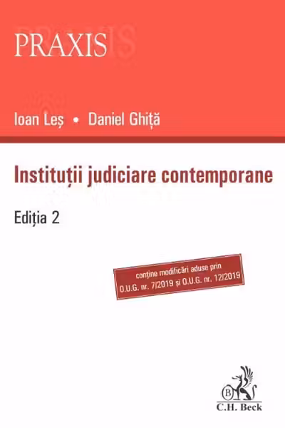 Instituții judiciare contemporane Ed.2