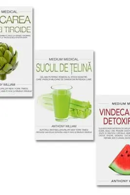 Pachet Medium Medical. Vindecarea glandei tiroide, Sucul de telina si Vindecare prin detoxificare