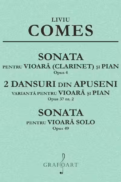 Sonată pentru vioară (clarinet) și pian op. 4, 2 dansuri din Apuseni, op. 37 nr. 2