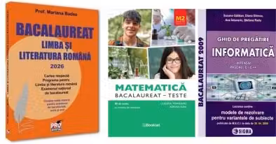 Pachet Bacalaureat 2026. Limba si literatura romana, Matematica M2 Profil Stiinte ale naturii si Informatica. Ghid de pregatire clasele 11-12 intensiv Pascal C/C++ - Mariana Badea, Claudia Temneanu, Susana Galatean