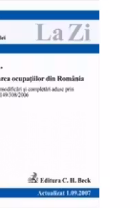 C.O.R. : Clasificarea ocupatiilor din Romania. Cod. 326 (actualizat la 20.08.2008)