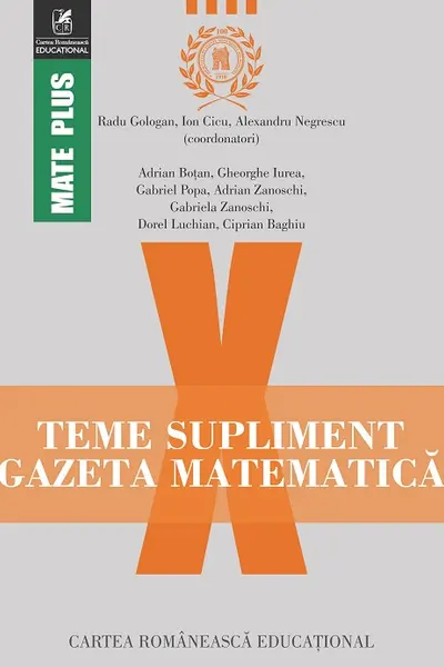 Gazeta Matematică Clasa a 10-a Teme supliment