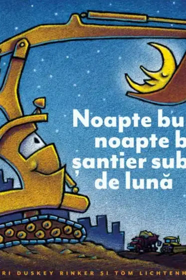 Noapte buna, noapte buna, santier sub clar de luna