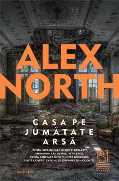 Casa pe jumatate arsa