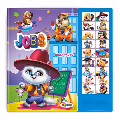 Carte cu sunete. Jobs Sound book (eng)