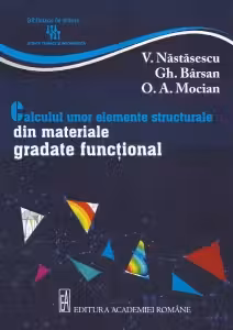 Calculul unor elemente structurale din materiale gradate functional