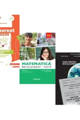 Pachet Bacalaureat 2026. Limba si literatura romana, Matematica M2 Profil Stiinte ale naturii. Teste si Biologie clasele 11-12 - Mihaela Dobos, Claudia Temneanu, Stelica Ene
