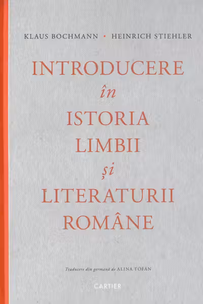 Introducere in istoria limbii si literaturii romane