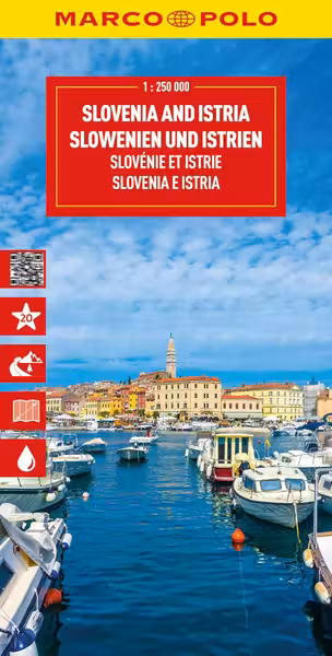 Slovenia and Istria Travel Map