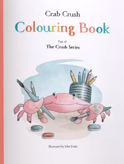 Crab Crush. Colouring Book