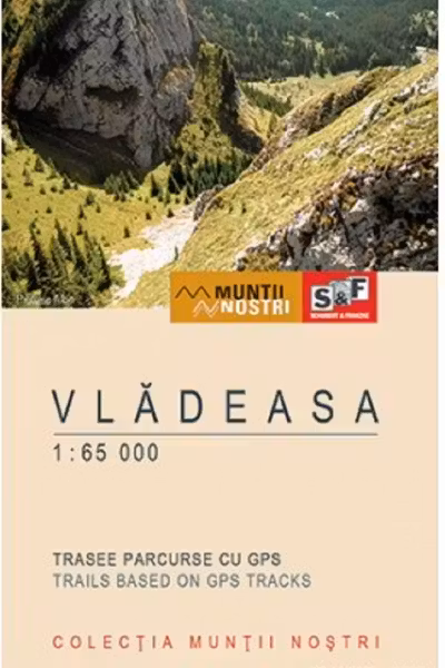 Munții Vlădeasa. Harta de drumeție. Munții noștri