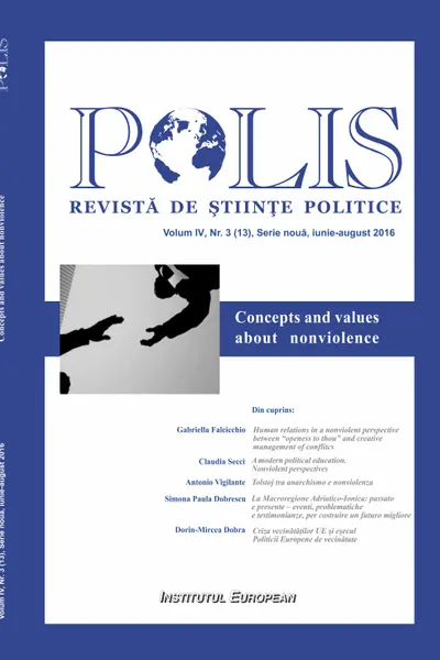 Polis vol.4 nr.3 (13) Serie nouă iunie-august 2016 Revista de Științe politice