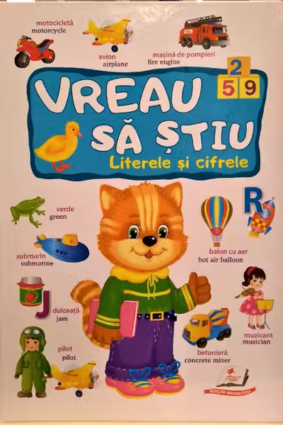 Vreau sa stiu literele si cifrele