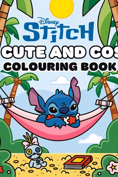 Disney Stitch: A Cute and Cosy Colouring Book